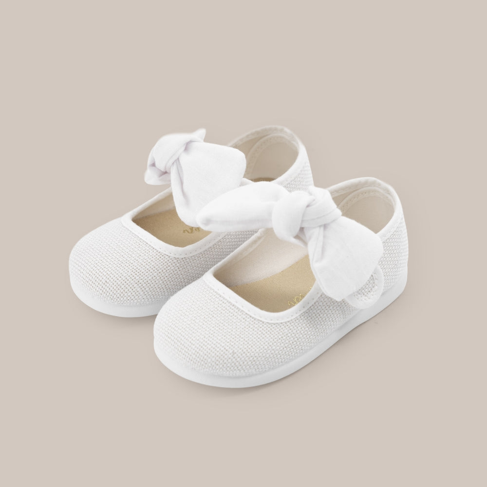 Mercedita Ragazza fiocco Tessuto