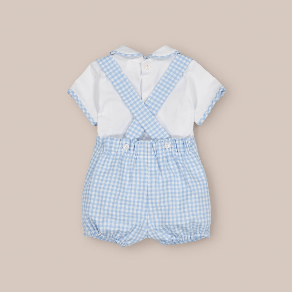 Set Dungaree Blue Cua