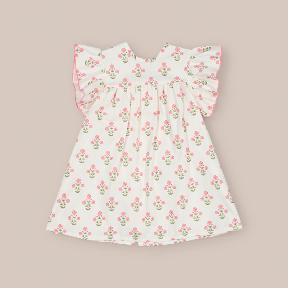 Robe à volants en gomme