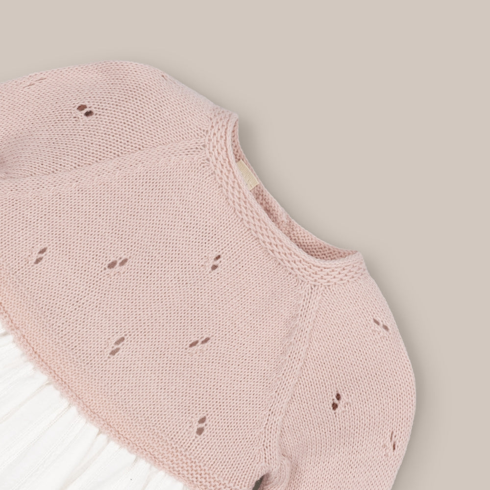 Ensemble robe et culotte pour bébé  saule