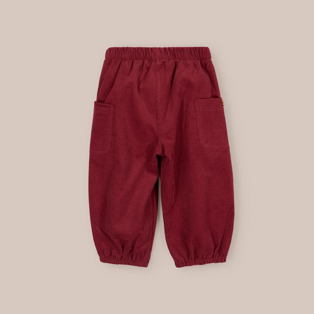 Pantalon en velours côtelé avec poches
