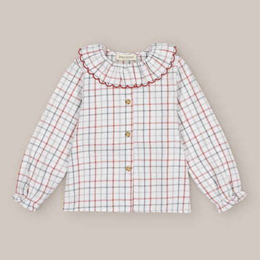 Blusa Niña Ajedrez