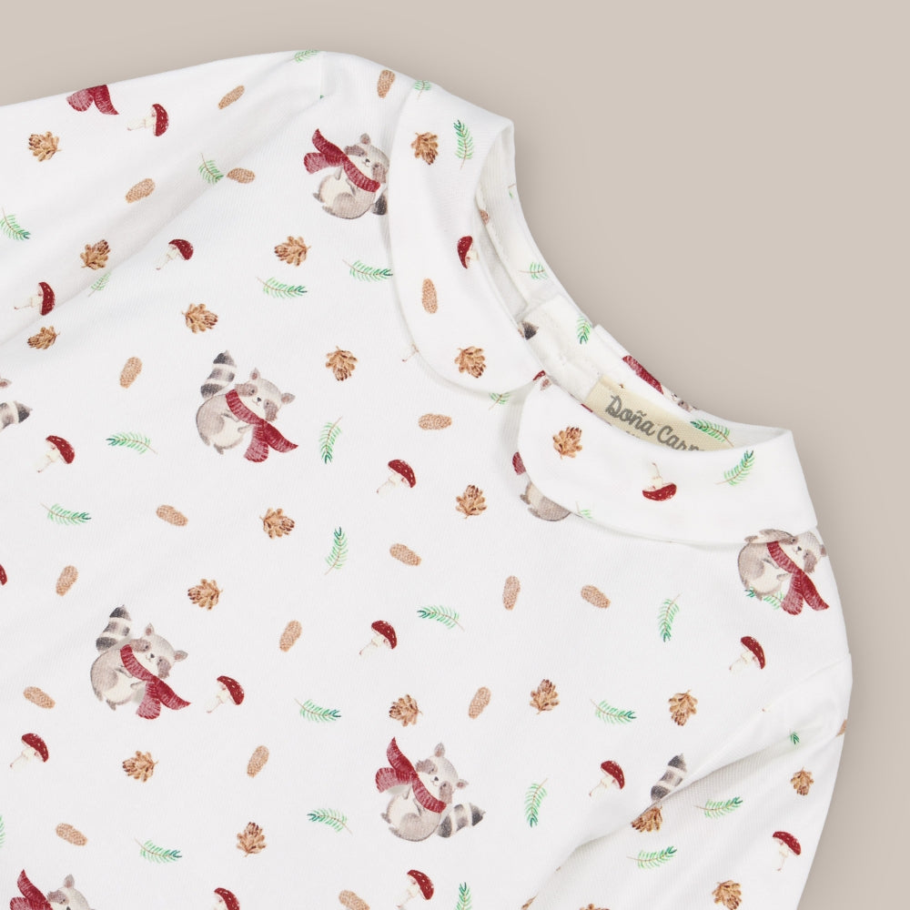 Chemise bébé raton laveur