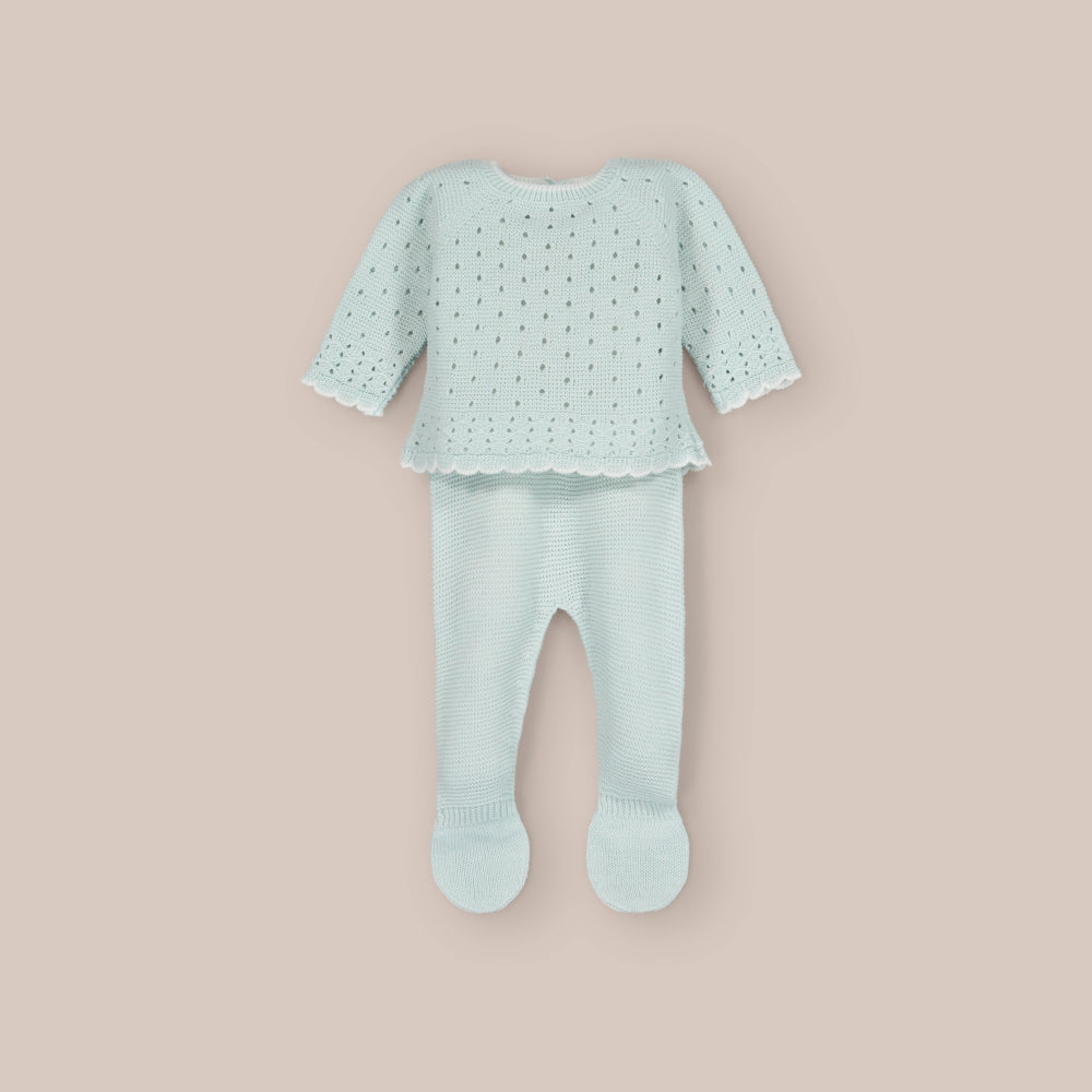 Ensemble tricoté pour bébé Pittaya