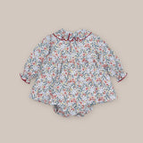 baby dress set Smock Bloom
