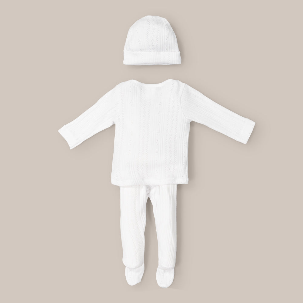 Caladito-Set aus Baby-Baumwolle mit Mütze