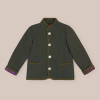 Chaqueton Austriaco Niño Cuadro Lanoso