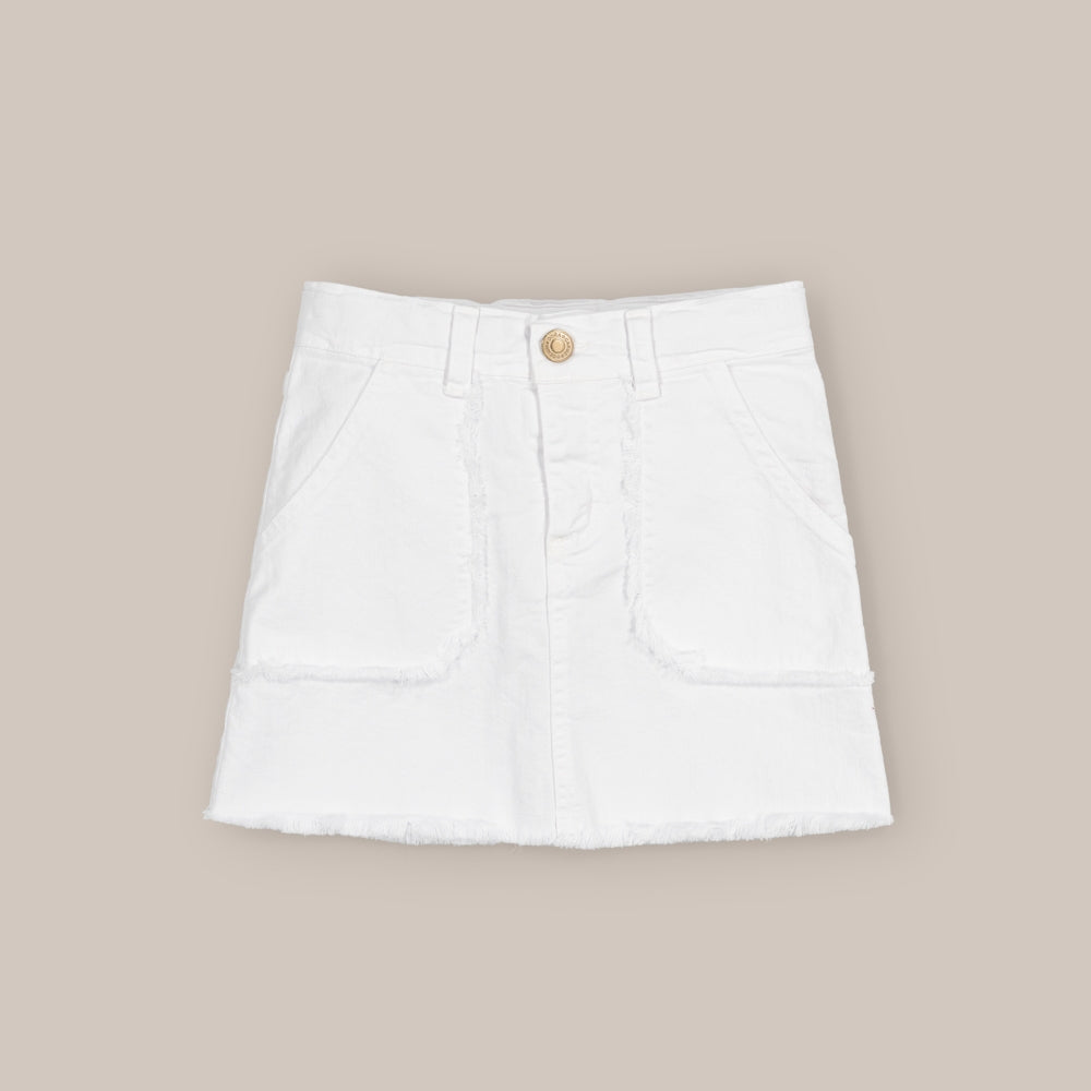 Minifalda Niña Desflecada