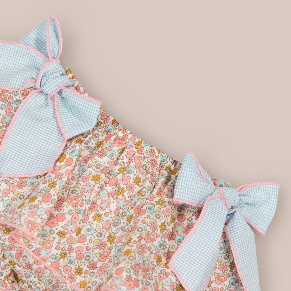 Baby bloomer Turquoise Ruffle