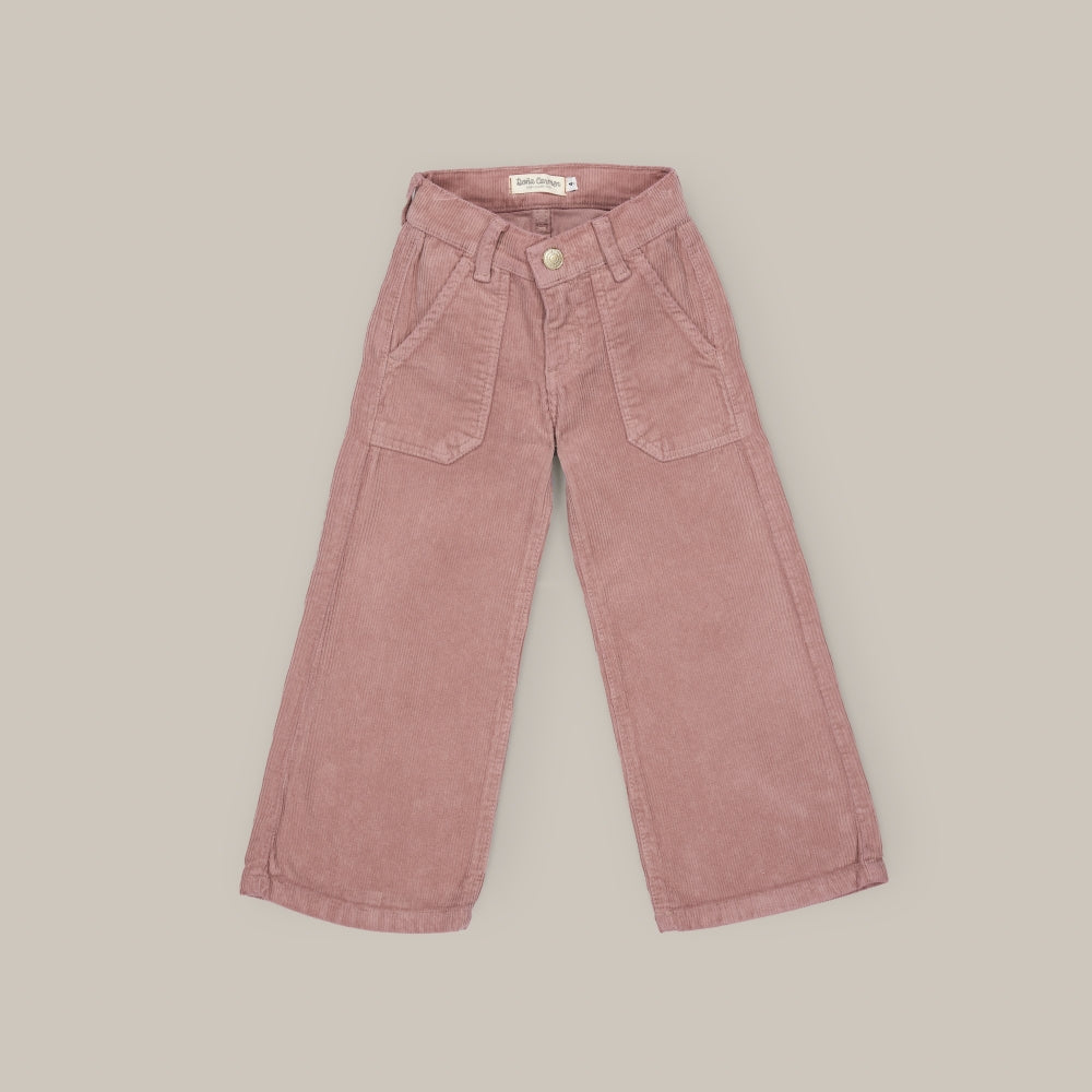 Pantalon large rose fille