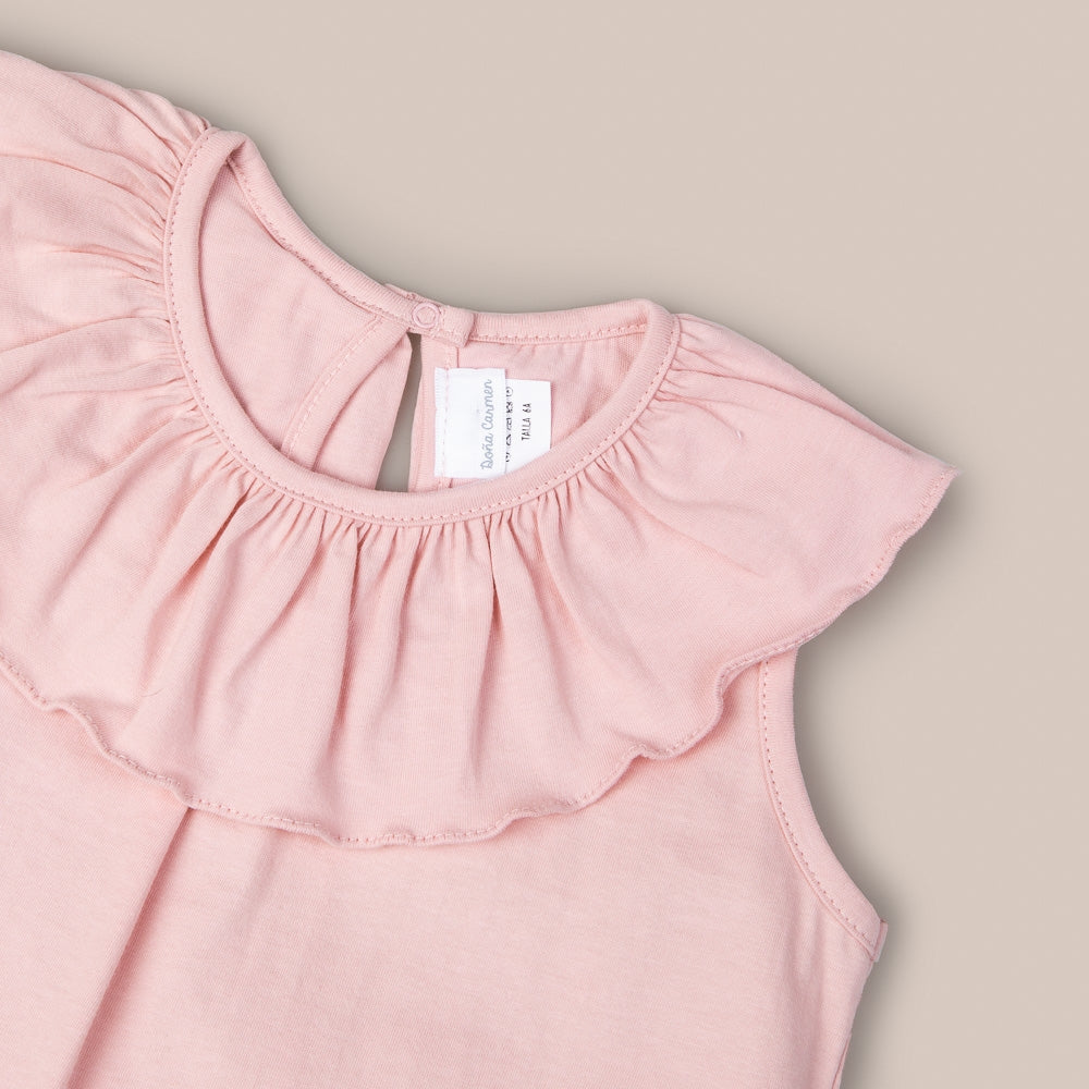 Girl's Cotton Neck Blouse