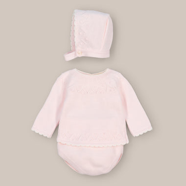 Conjunto Punto Bebé Ola Azul