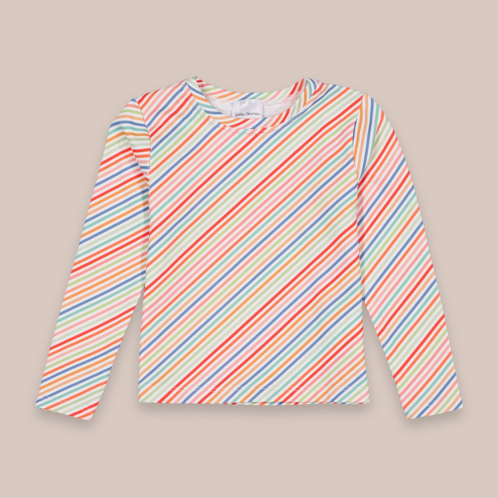 Mehrfarbiges Bade-T-Shirt