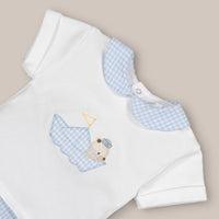 Conjunto Barco Papel Azul