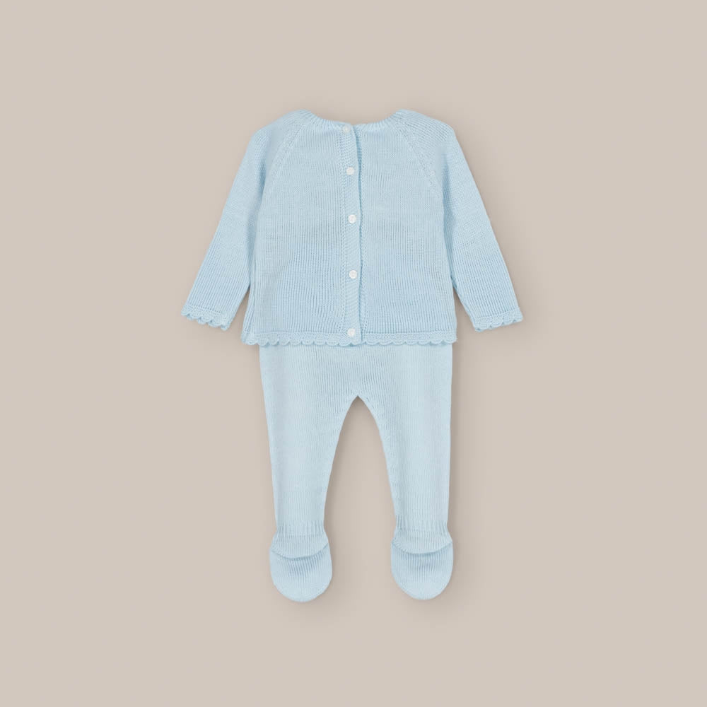Conjunto Punto Bebé Polaina Baby