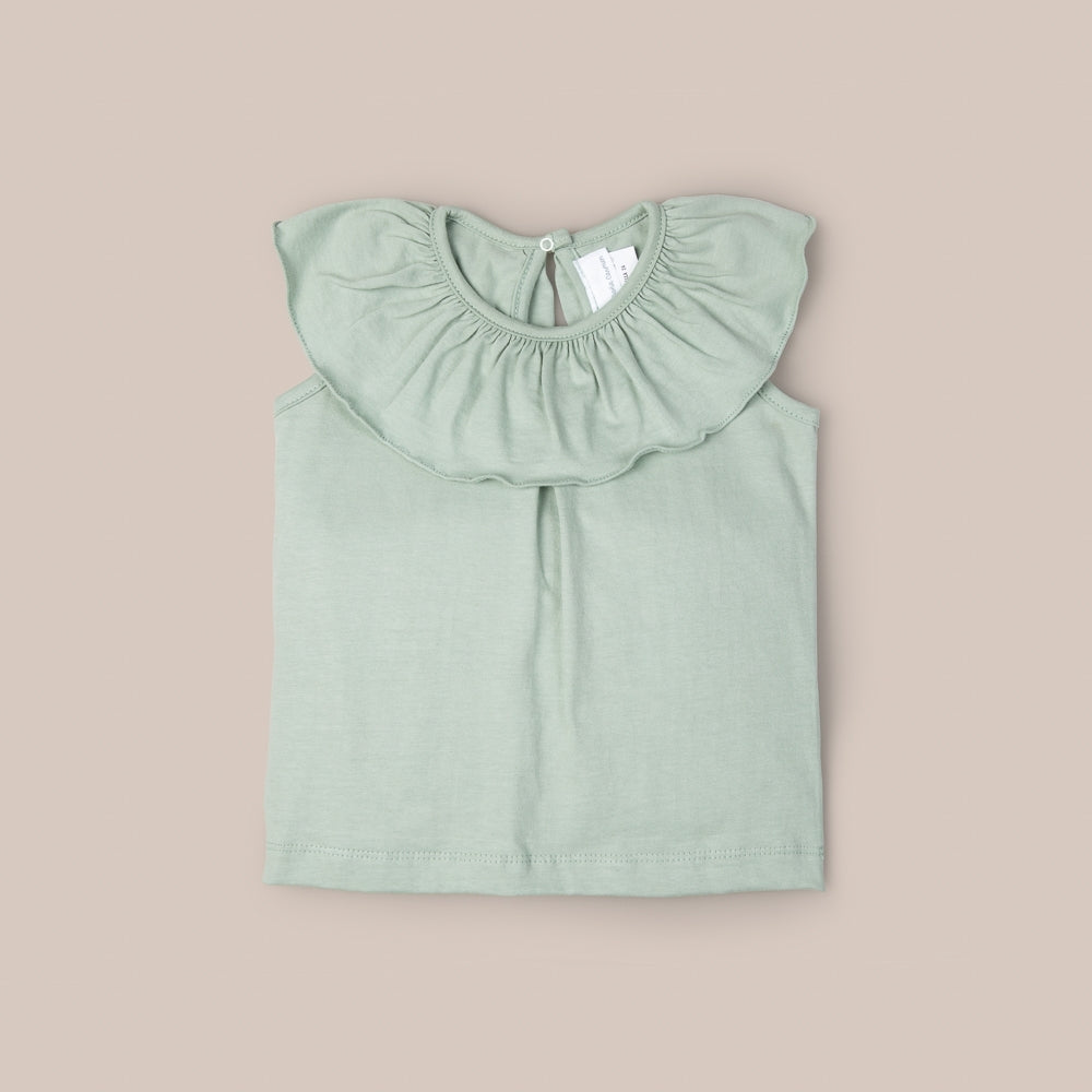 Blusa Niña Algodón Cuello