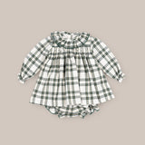 baby dress set Little girl Smock Lurex