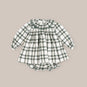 baby dress set Little girl Smock Lurex