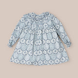 Green Ikat Girl Dress