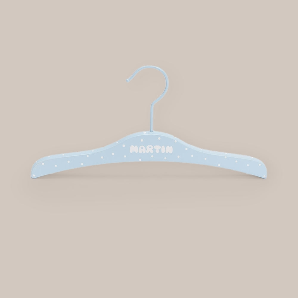 Lot de 2 cintres prénom bébé