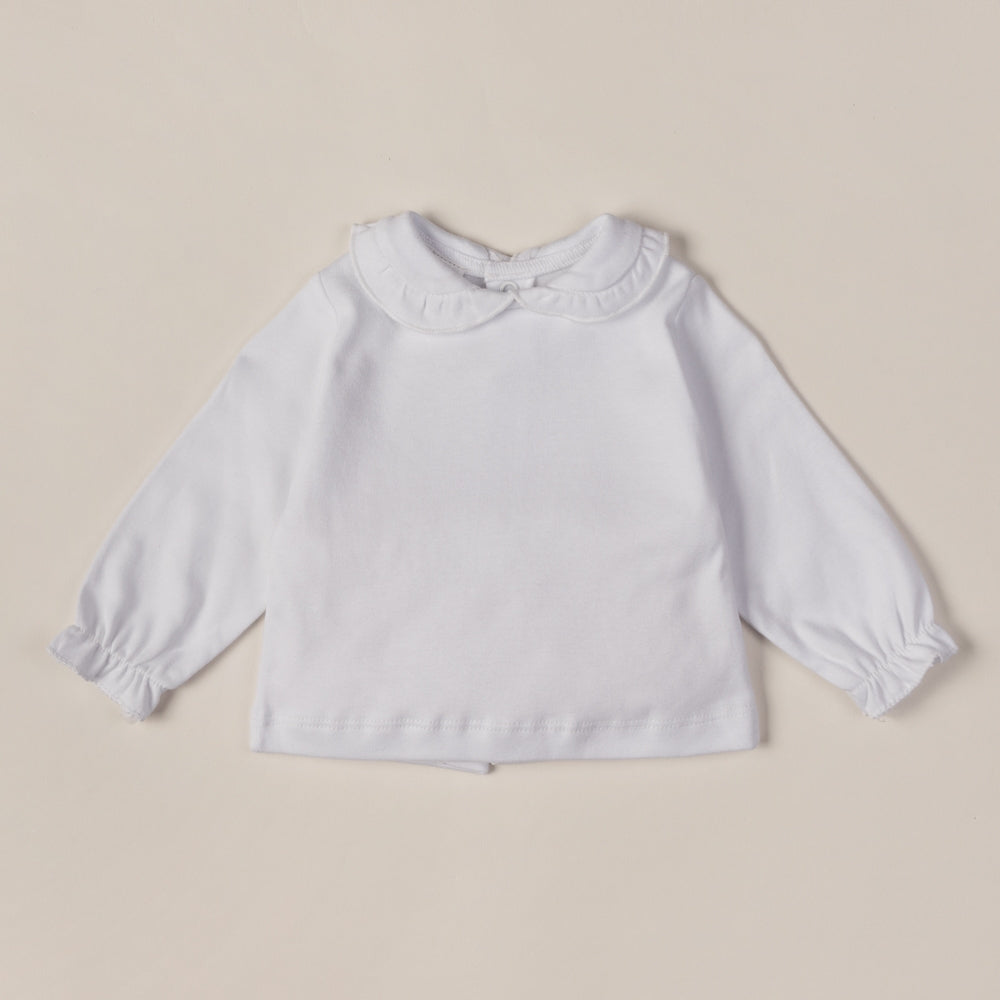 Blusa Algodón Volante