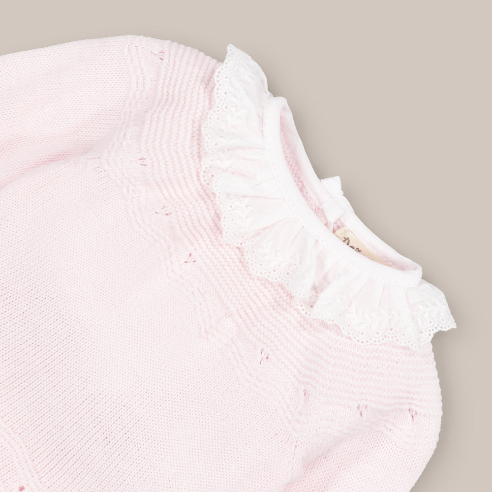 Conjunto Bebé Lana Puntilla