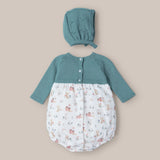 romper romper Baby With  Bonnet farm
