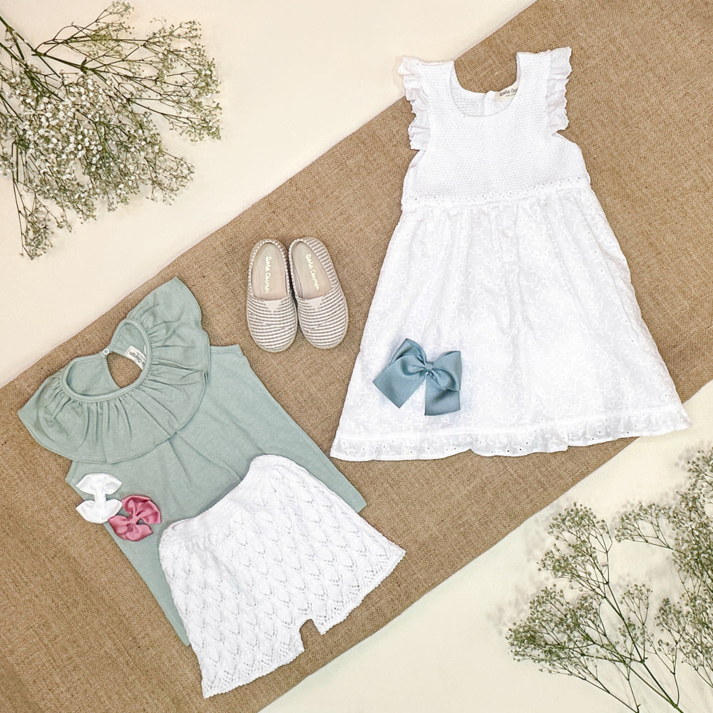 Blusa Niña Algodón Cuello