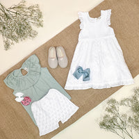 Blusa Niña Algodón Cuello
