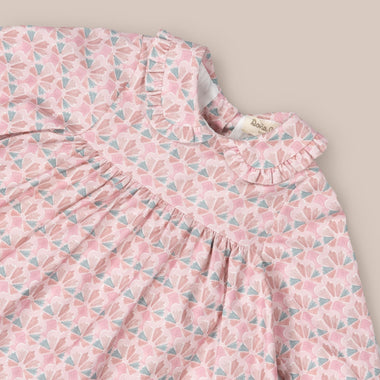 baby dress set Baby Pink Fan