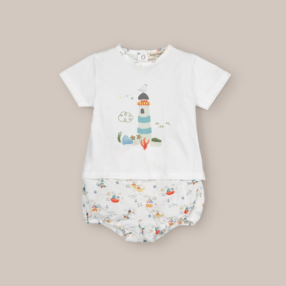 Conjunto Bebé Faro Algodão