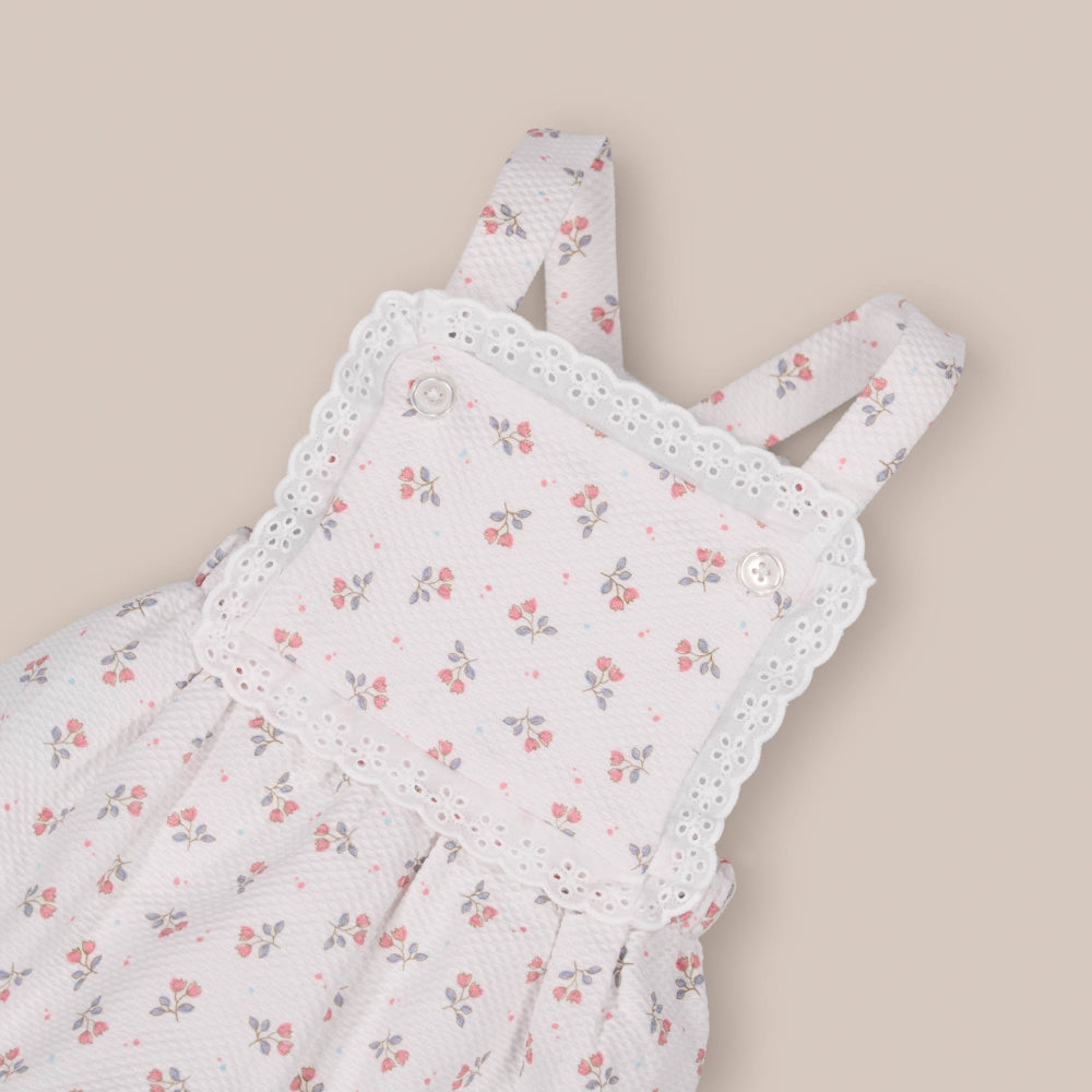 Jardineira  Piqué Tulipa