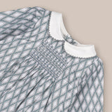 Pelele Bebé Rombo Verde