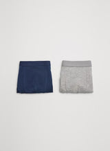 Pack 2 boxer liscio per bambini