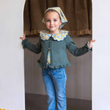 Girl's Jade Neck Blouse