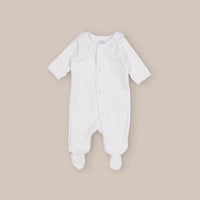 Pijama Bebé Algodón Volante Bordado