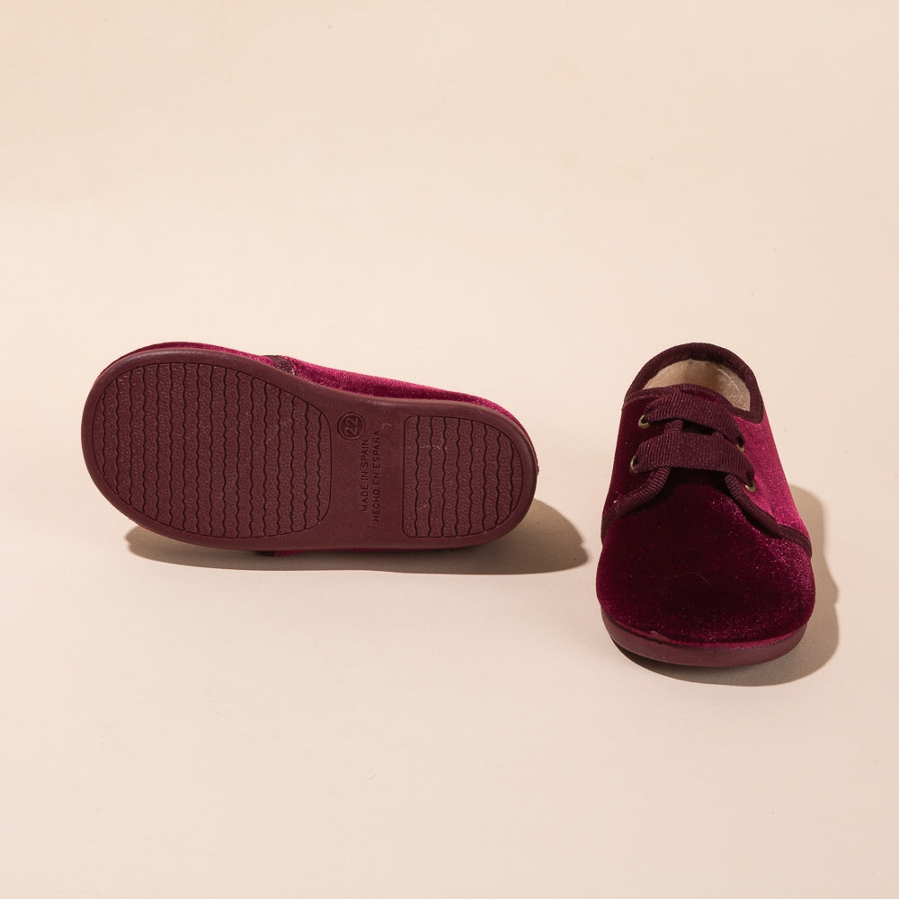 Blucher Terciopelo Faya