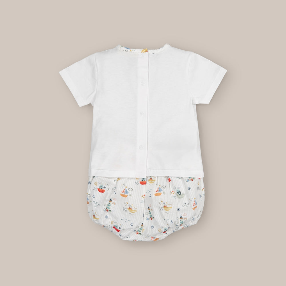 Conjunto De Bebé Algodón Faro