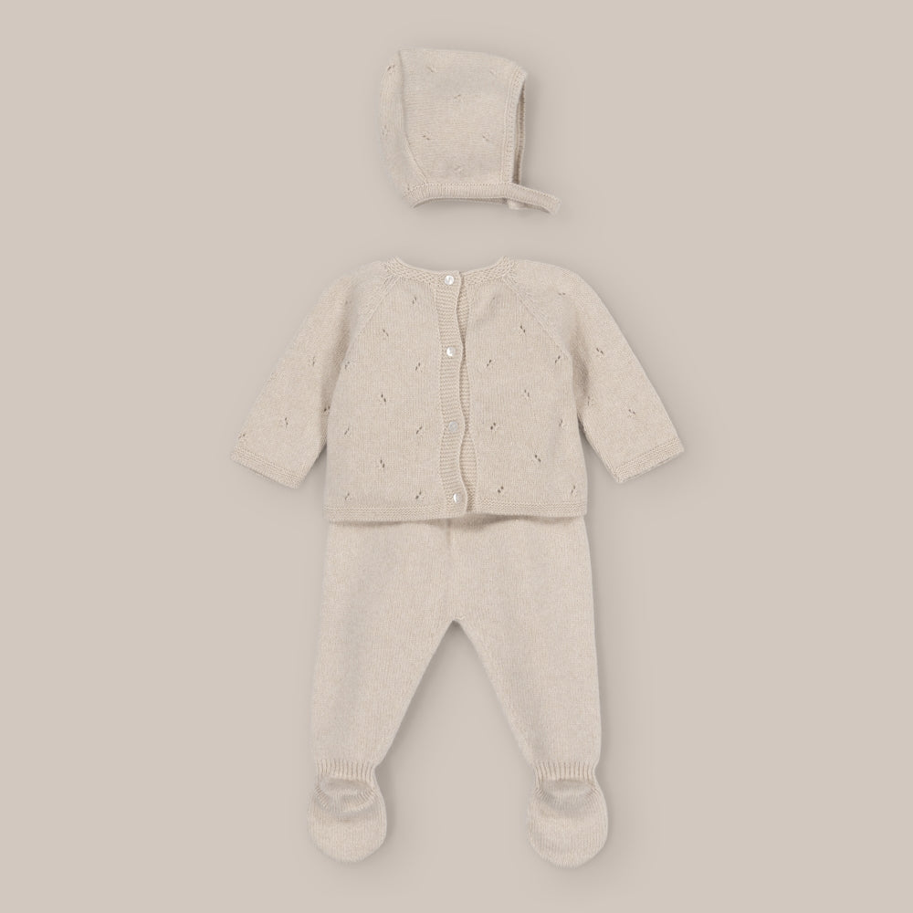 Conjunto Punto  Bebé Cashmere