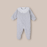 piyama Baby Terceapelo Cinza