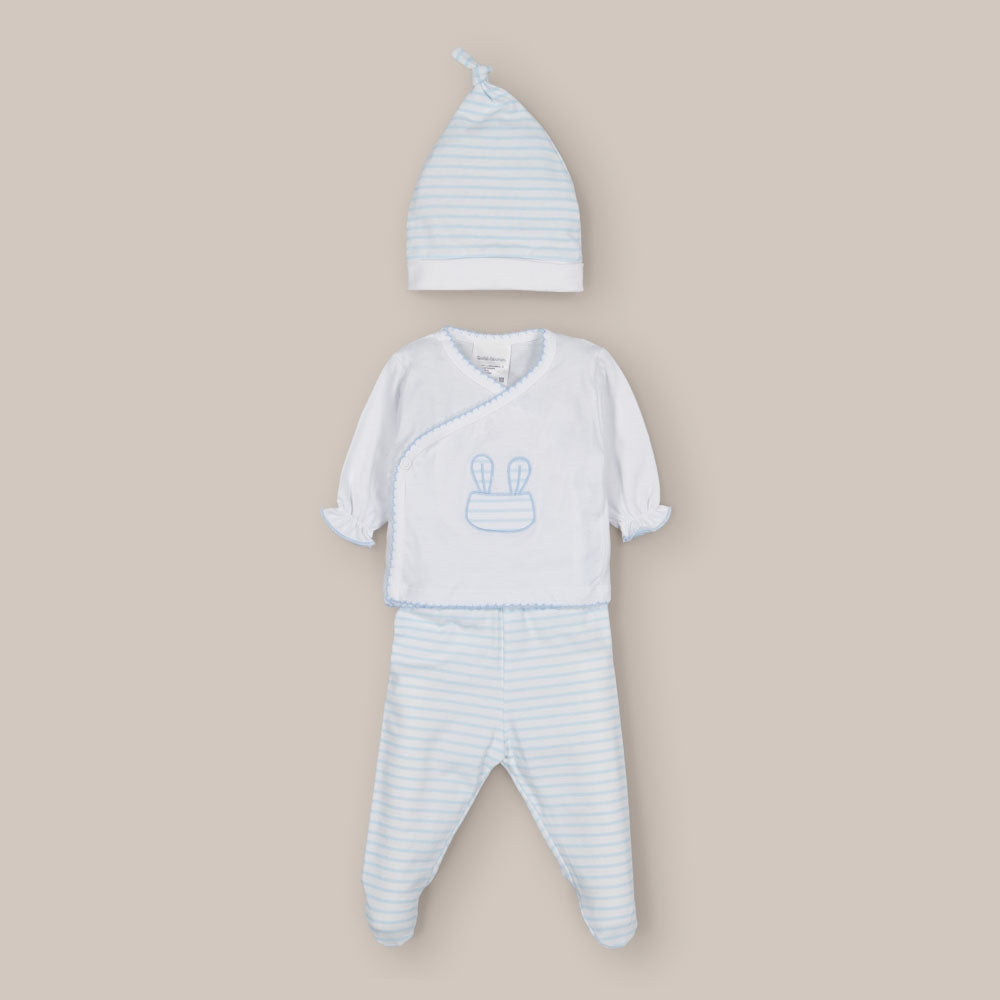 Conjunto 3 Piezas Bebé Polaina Orejitas