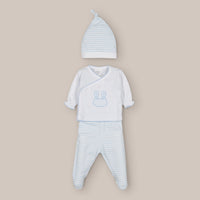Conjunto 3 Piezas Bebé Polaina Orejitas