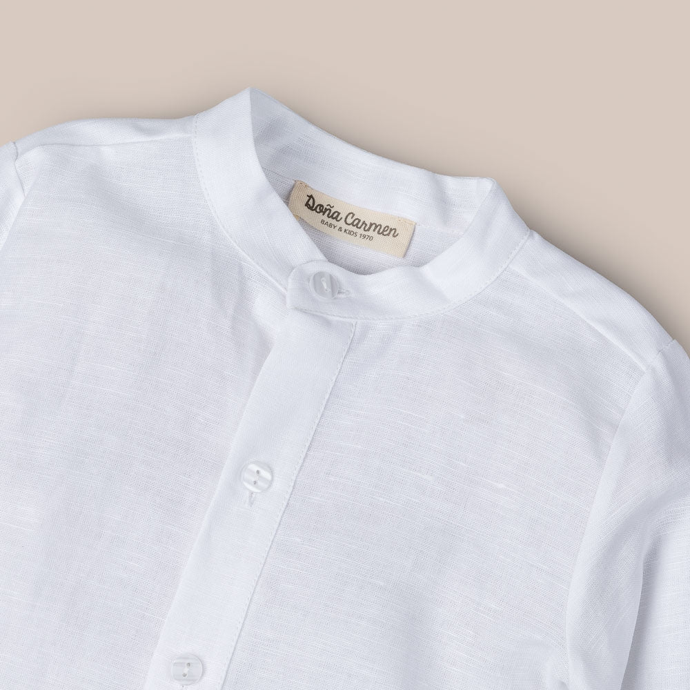 Camicia da ragazzo di lino