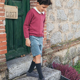 Zapatilla Cordón Gris