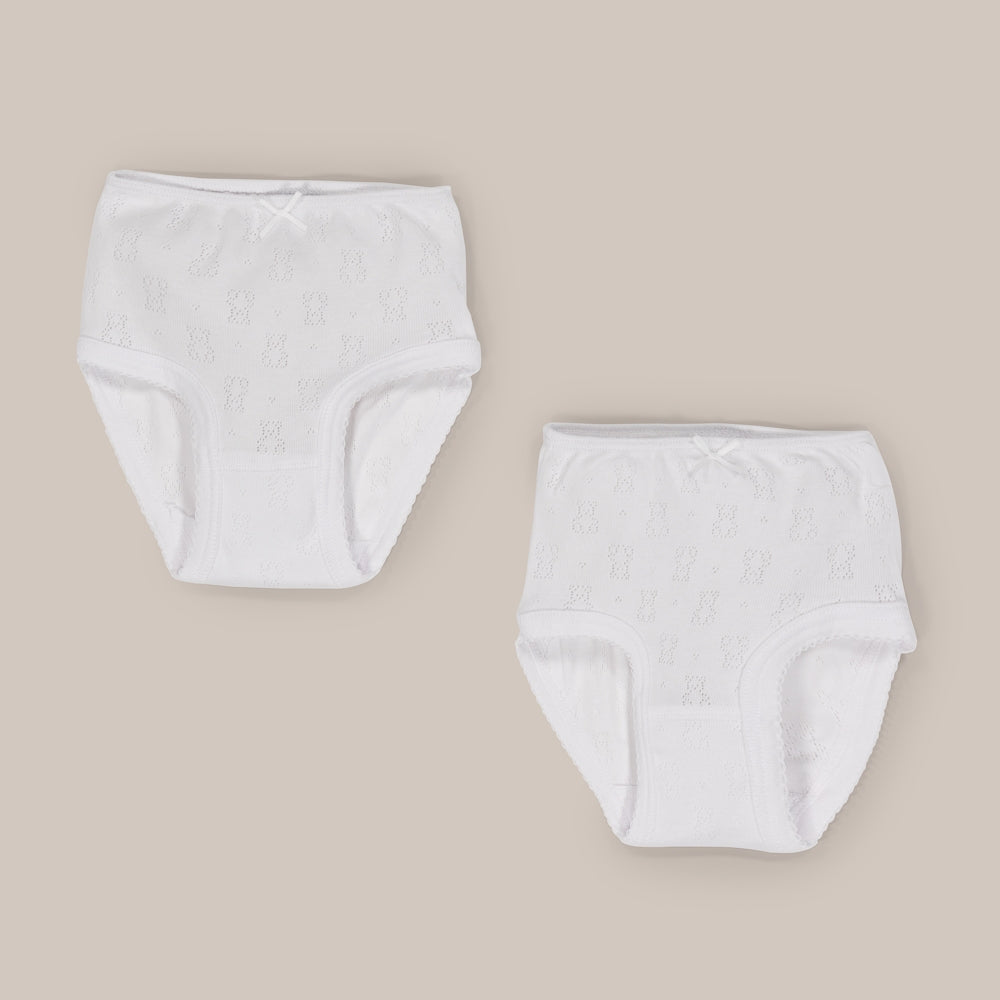 Duas calcinhas de ursos de meninas