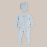 Conjunto Bebé Punto Bolita Azul
