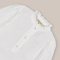Blusa Niña Volante Plumeti