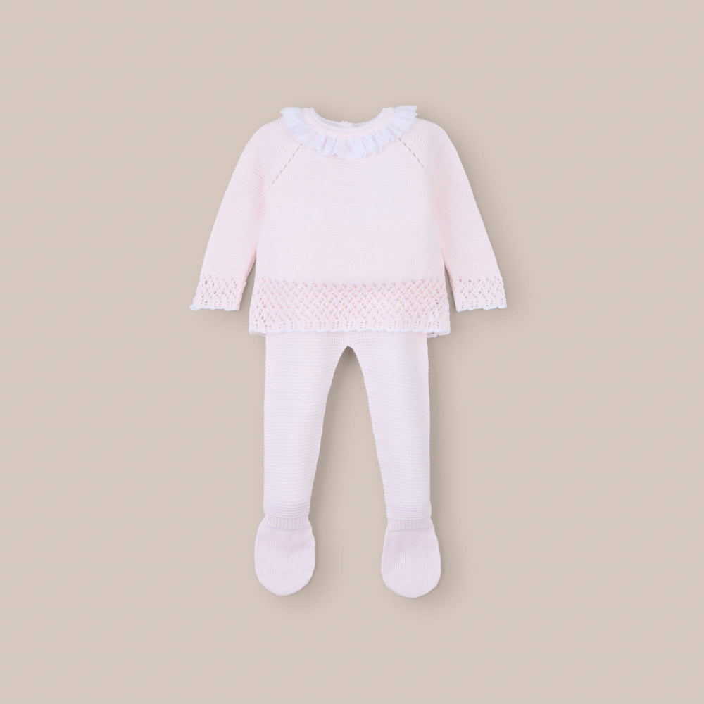 Ensemble de guêtres tricotées pour bébé Caladito