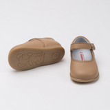 Leather Mary Janes with sole