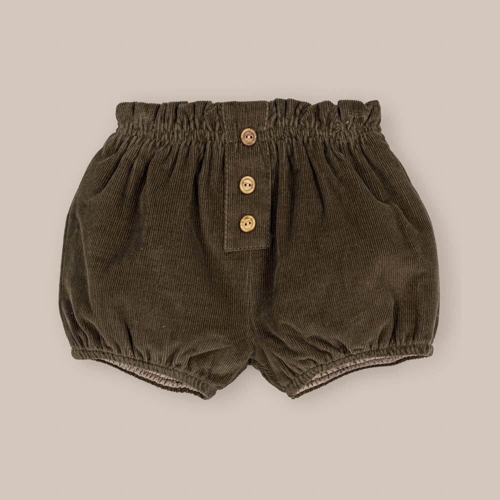 Calção fofinho bebé Veludo cotelê